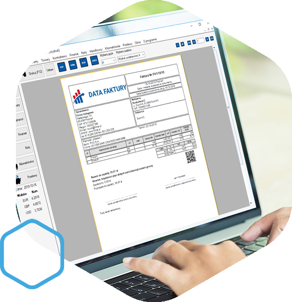 Strona www oraz program do wystawiania faktur